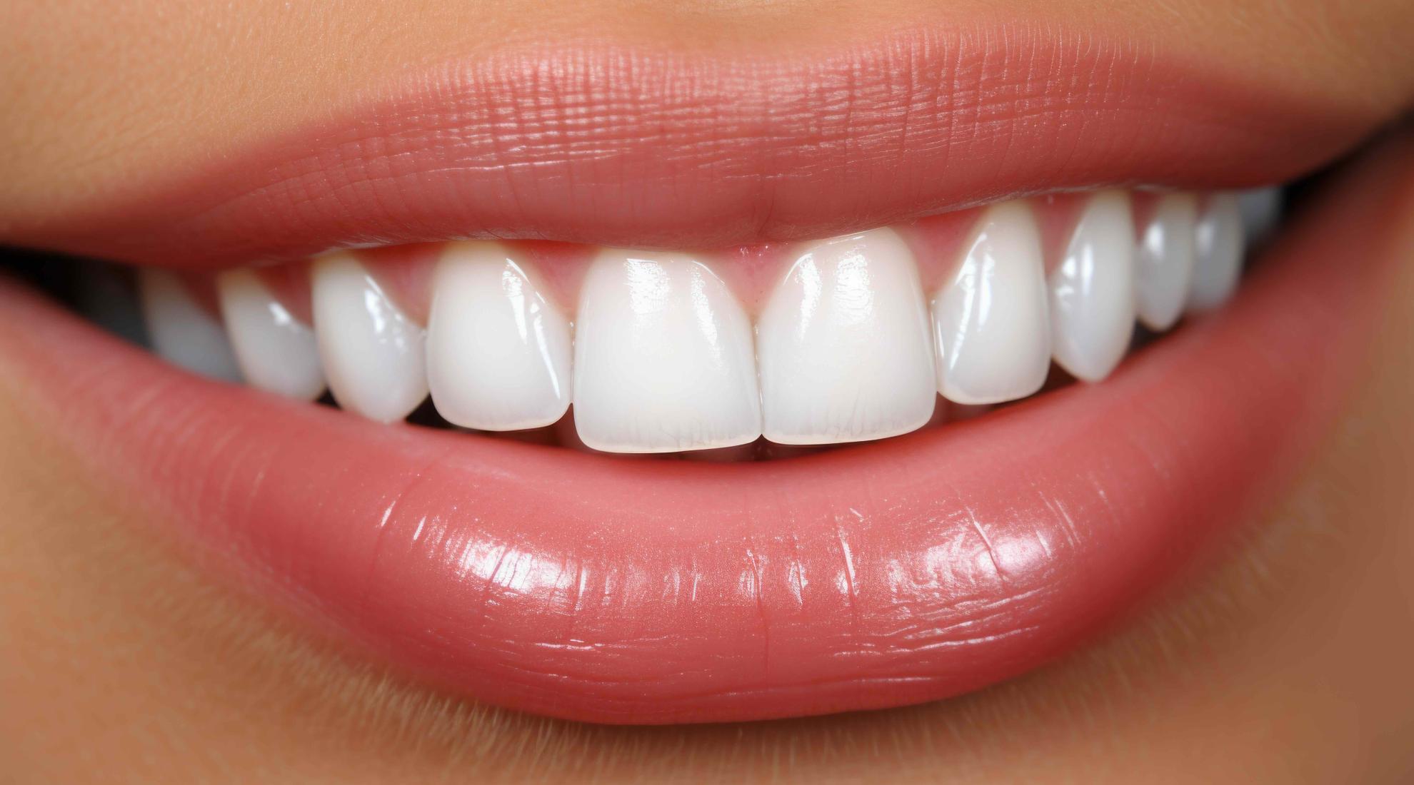 A smile with perfect teeth