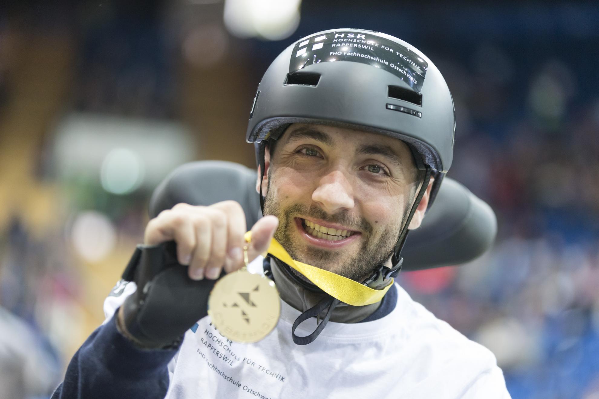 Pilot: Florian Hauser from the Swiss team HSR enhanced (OST and ETH Zurich), winner of the Powered Wheelchair Race in 2016 and competing again in 2020 in the same constellation. 