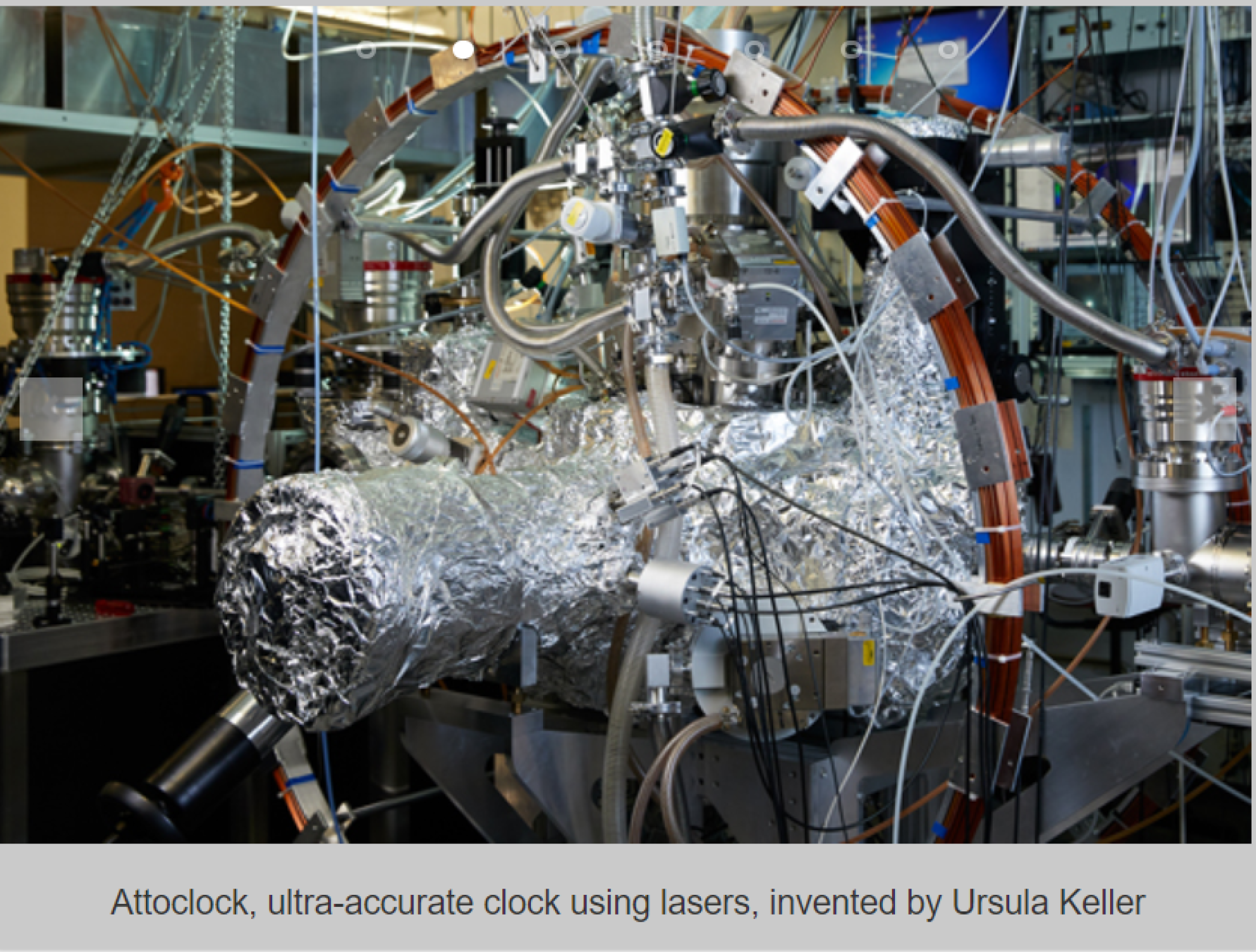 Attoclock, ultra-accurate clock using lasers, invented by Ursula Keller