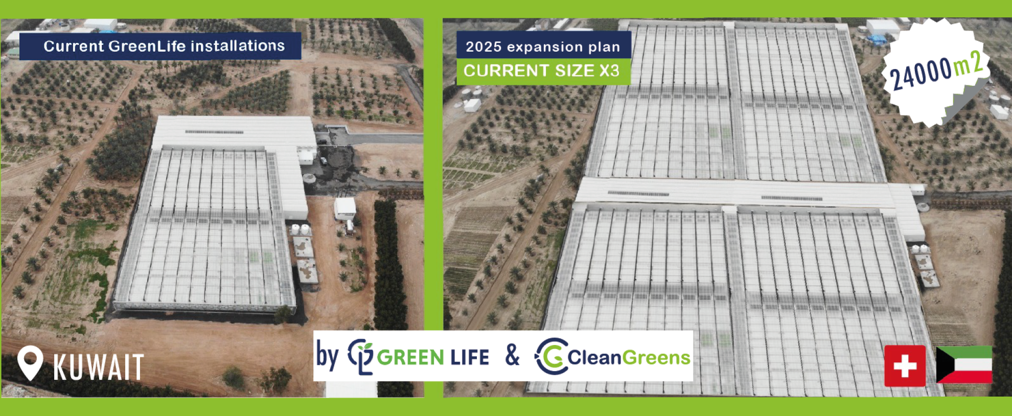 Visualisation of the planned expansion in Kuwait. Source: GreenLife